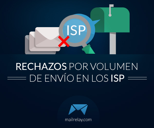 Rechazos por volumen de envío en los ISP