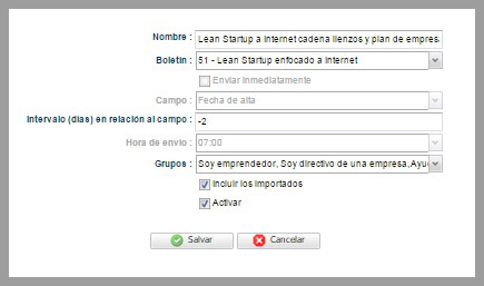Secuencia de emails Secuencia de emails