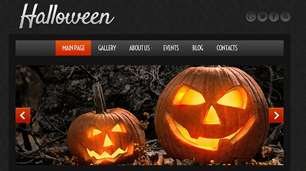 Tema Hallowen para tu web