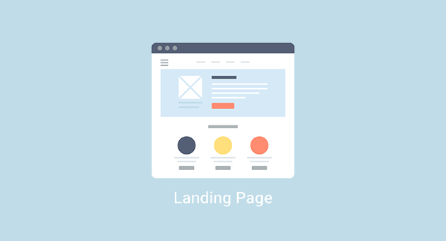 Having a landing page (or several)