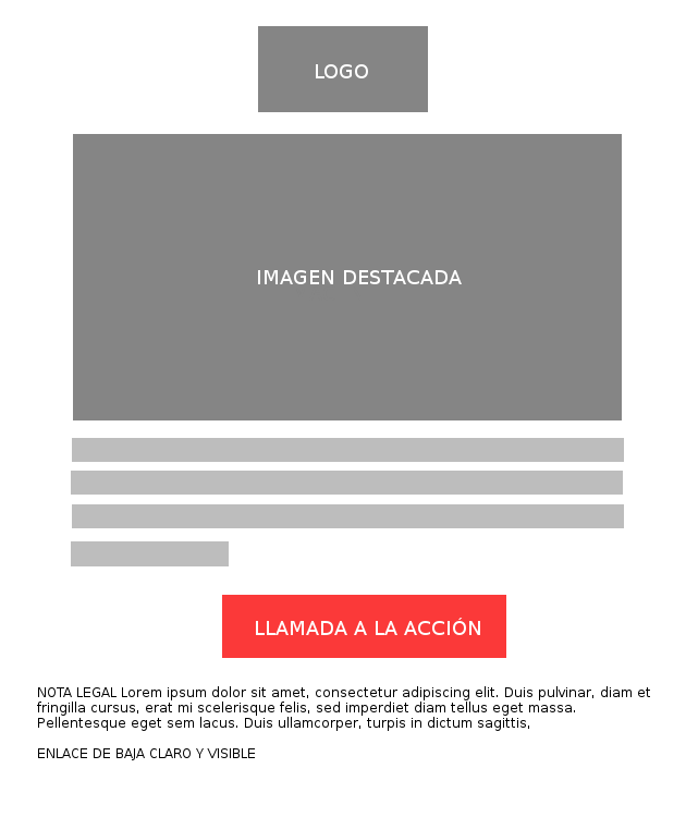 diseño de newsletter