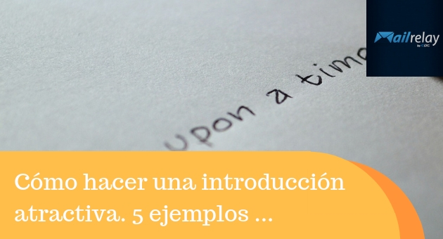 ejemplos de introducción