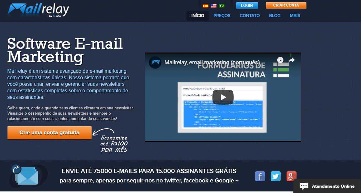 Brasil Online - E-mail grátis