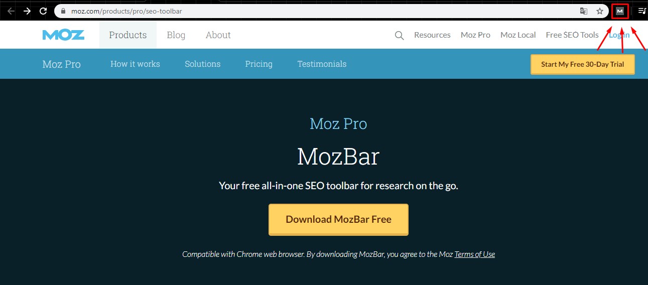 ¿Cómo usar la barra de Moz para medir mi Domain Authority?
