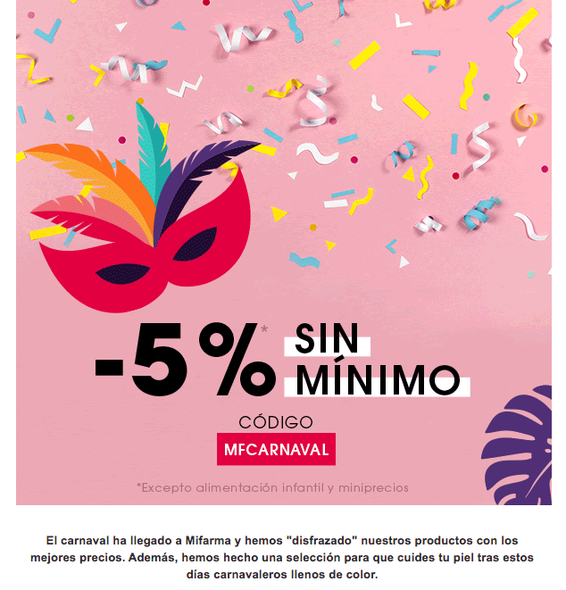 Ejemplo de email promocional - MiFarma