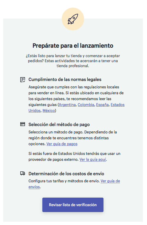 Ejemplo de email transaccional - Shopify