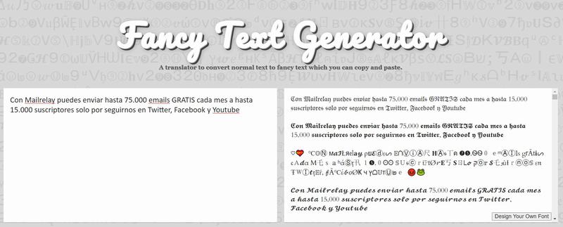 fancy text generator