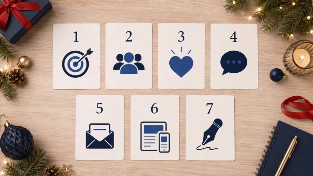 Cómo escribir felicitaciones navideñas de empresa en 7 pasos