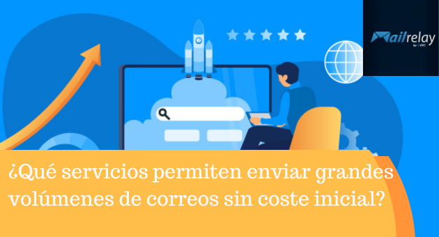 Quais serviços permitem enviar grandes quantidades de emails sem custo inicial?