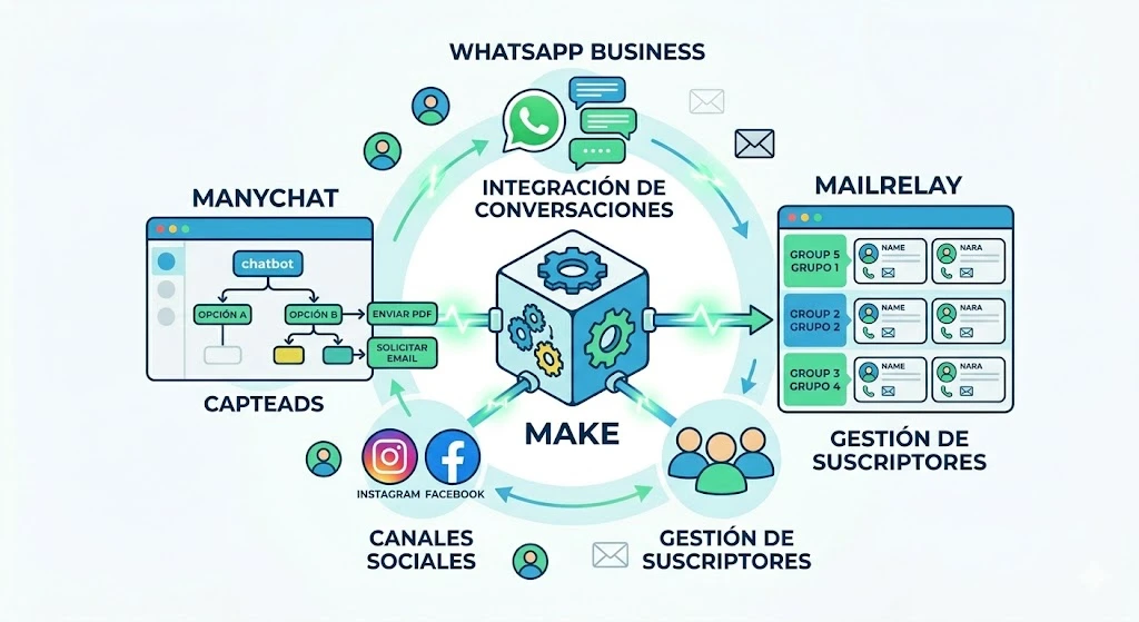 integracion manychat mailrelay
