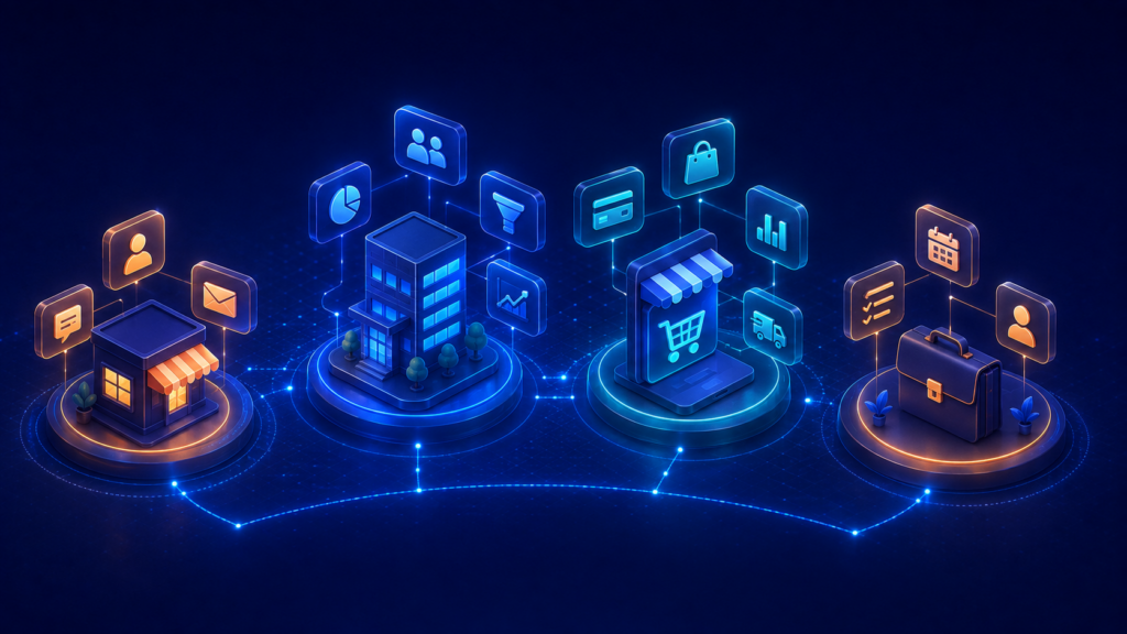 Ejemplos de stack digital según el tipo de negocio
