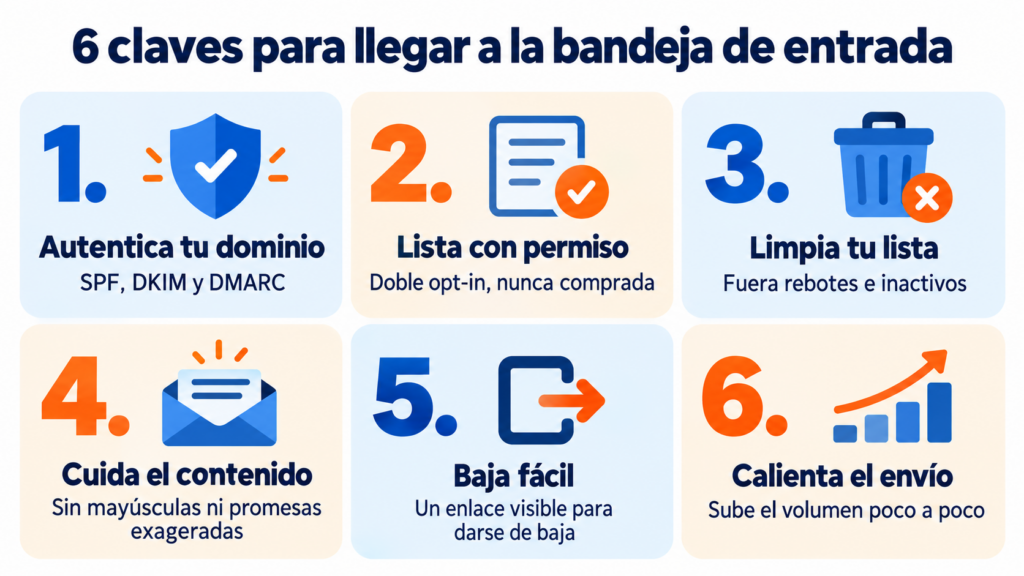 6 claves para que tus emails lleguen a la bandeja de entrada