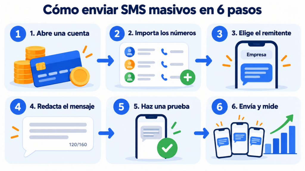 Como enviar SMS em massa em 6 passos