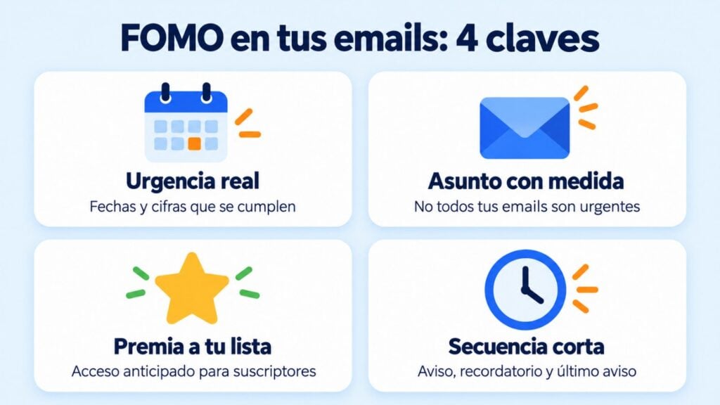 FOMO in your emails: 4 keys to creating urgency without misleading