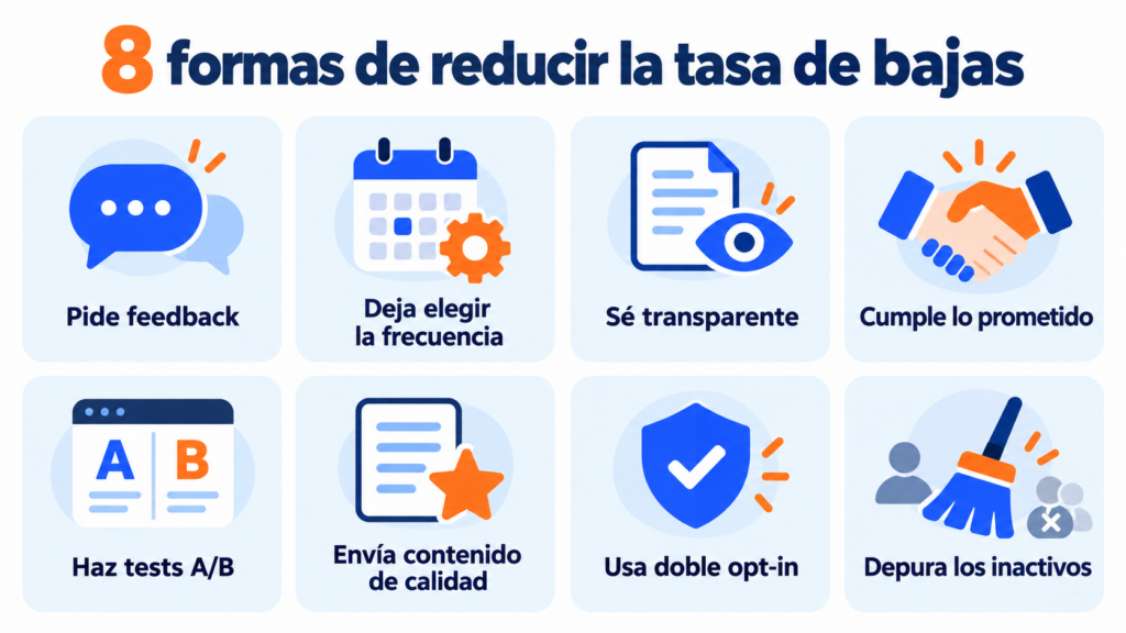 8 formas de reduzir a taxa de descadastro no email marketing