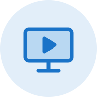 Ícone de webinar