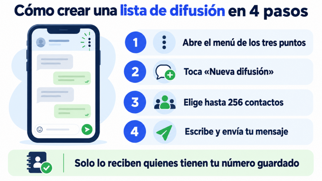 Como criar uma lista de transmissão do WhatsApp em 4 passos
