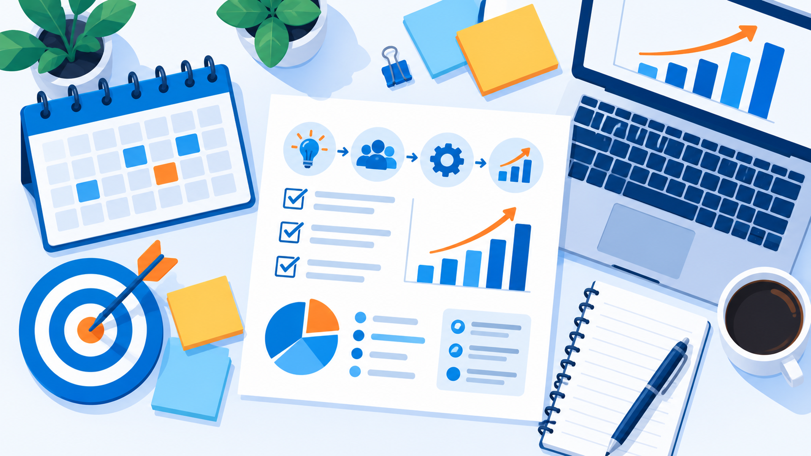 Plantilla de plan de marketing (PDF gratis) y cómo hacerlo en 8 pasos