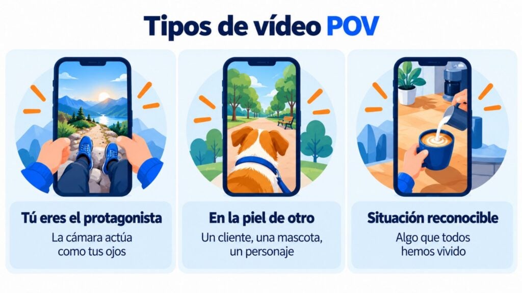 Qué significa POV: tipos de vídeo POV en redes sociales