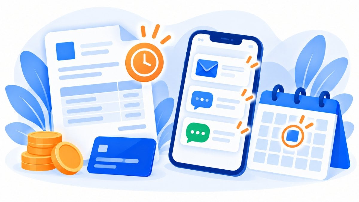 Lembrete de pagamento: exemplos de email, SMS e WhatsApp para copiar