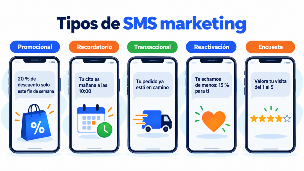Types of SMS marketing with examples